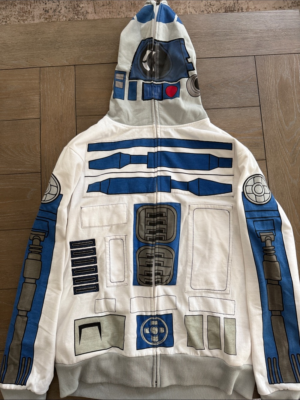 Star Wars R2-D2 Adult Zip Hoodie Jacket